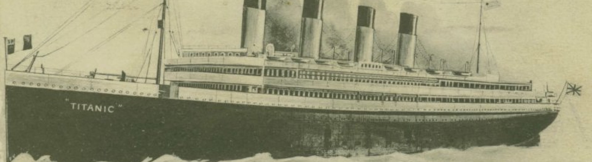 Carte Postale du Titanic