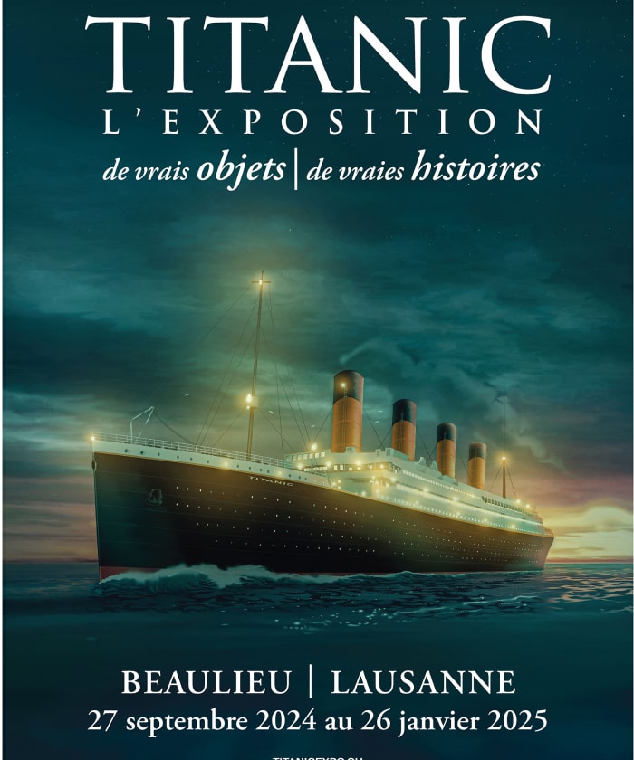 Affiche de l'exposition du Titanic