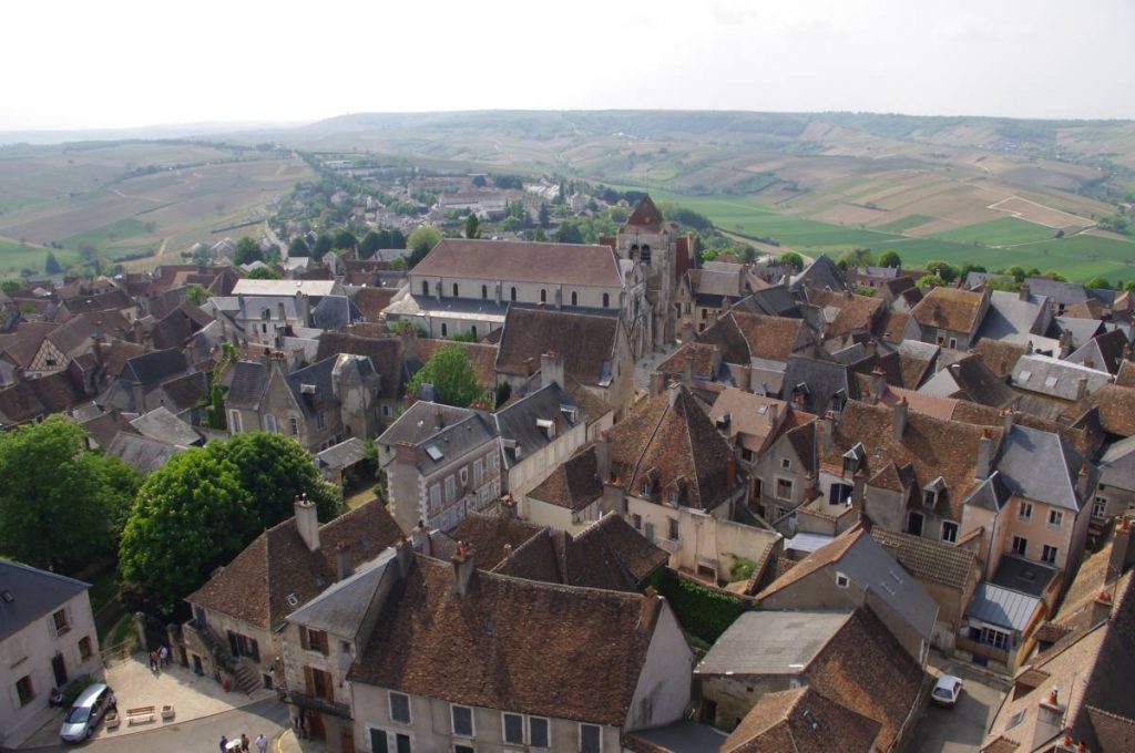 Vue aérienne de la ville