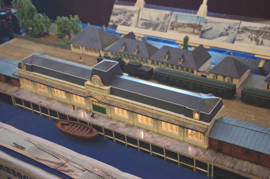 Maquette de la gare maritime