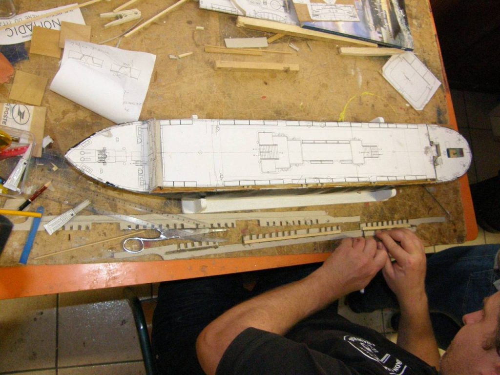 Suite de la réalisation des superstructures.
