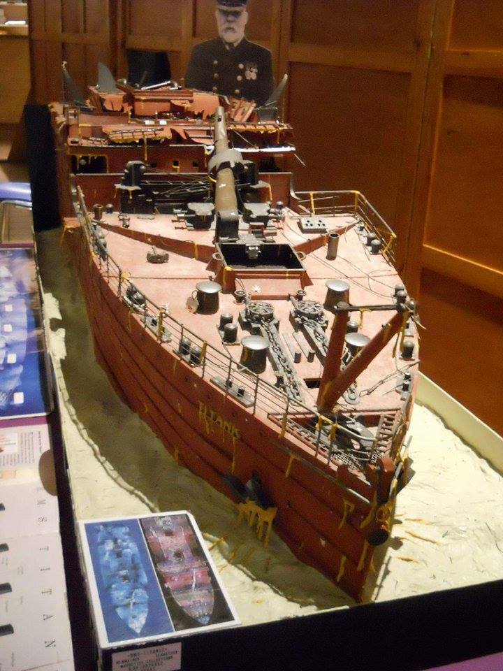 Maquette de l'épave