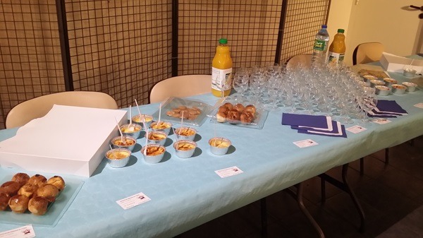 Vue sur le buffet