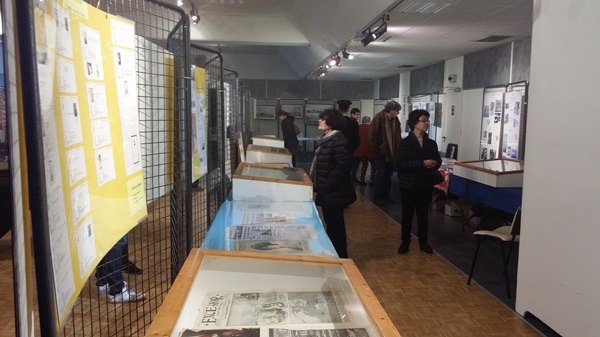 Couloir d'exposition.