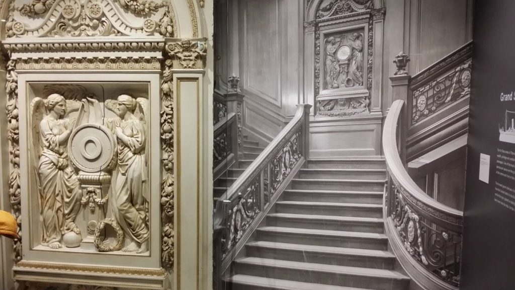 Le grand escalier de 1ère classe