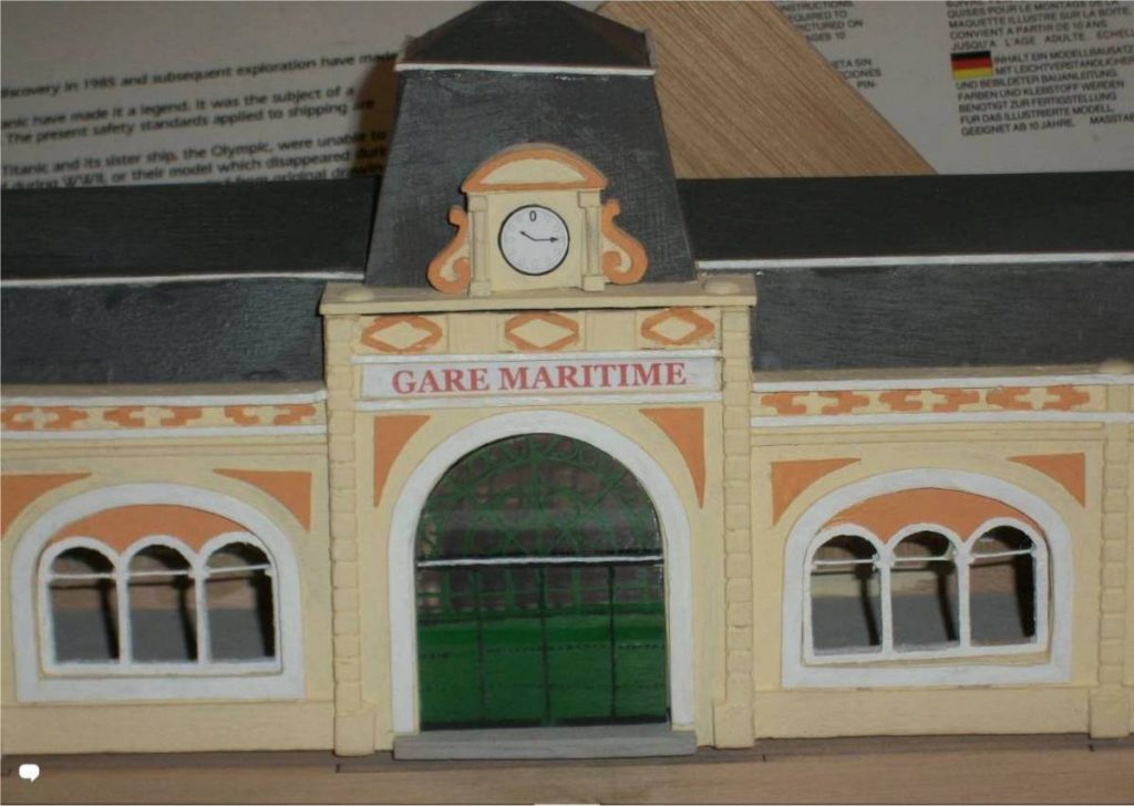 Avancée de la maquette de la gare