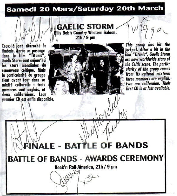Lire la suite à propos de l’article Gaelic Storm live à Disneyland