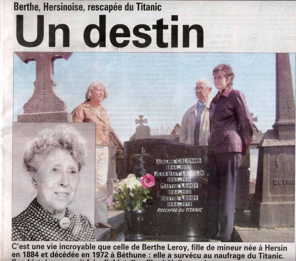 Article "Berthe, un destin"