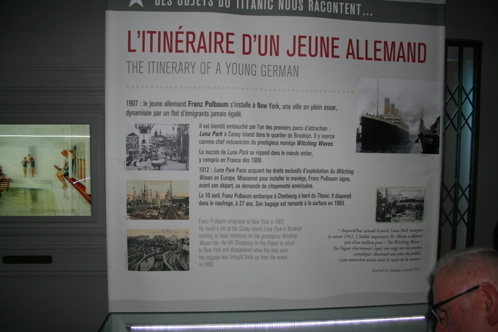 Panneau "L'itinéraire d'un jeune allemand"