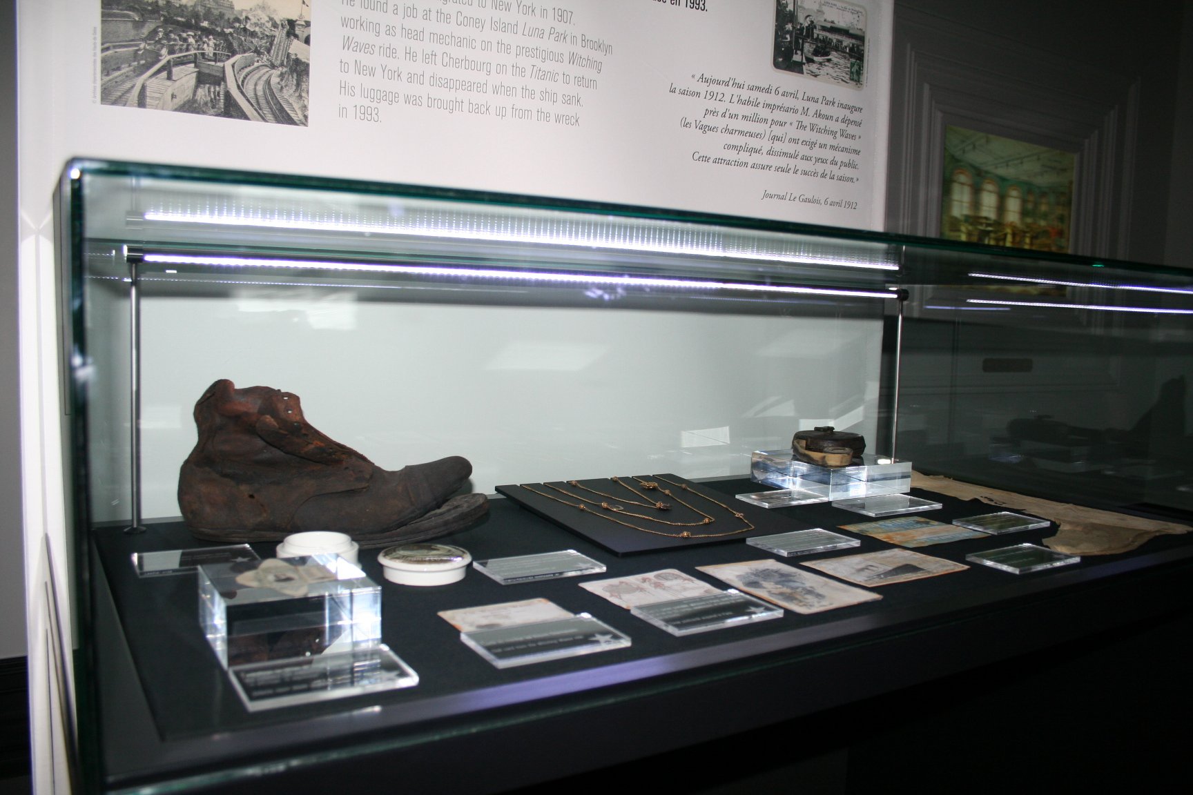 Lire la suite à propos de l’article Inauguration de l’exposition d’objets du Titanic à Cherbourg