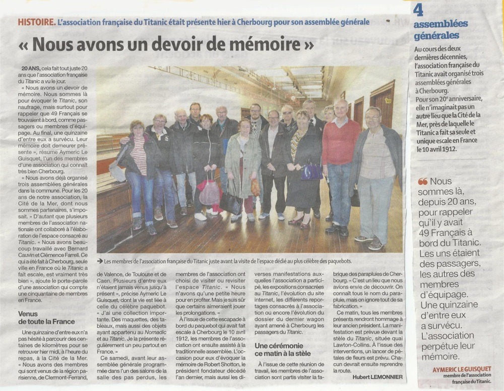 Article de presse sur l'AFT