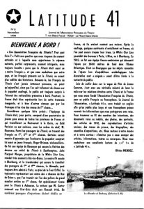 Lire la suite à propos de l’article Latitude 41 n°0