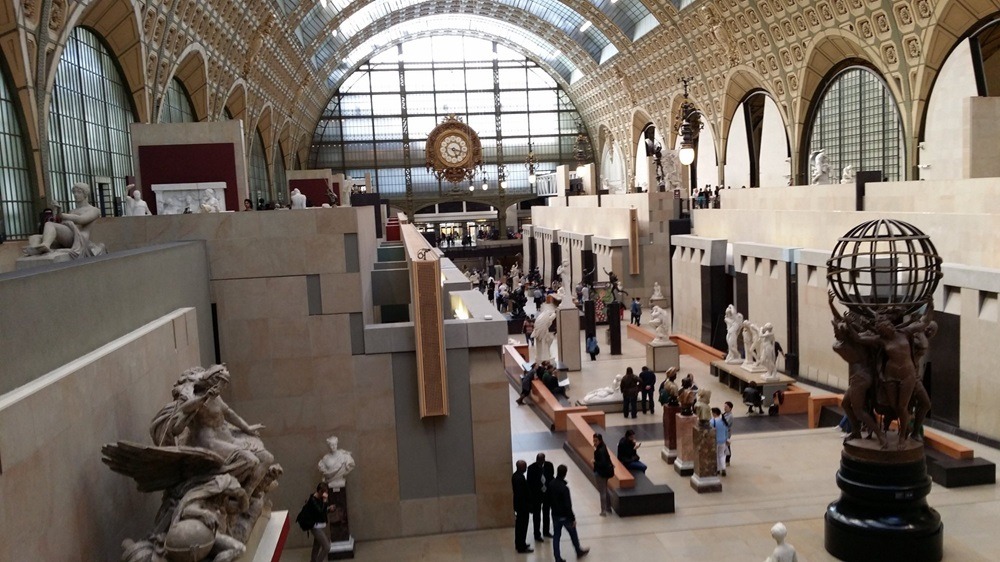 Le musée dans toute sa longueur