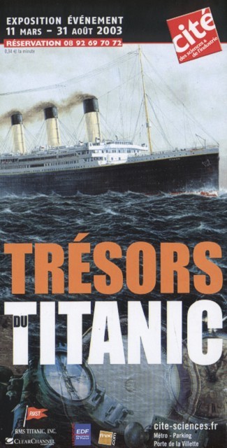 Lire la suite à propos de l’article Exposition « Trésors du Titanic »