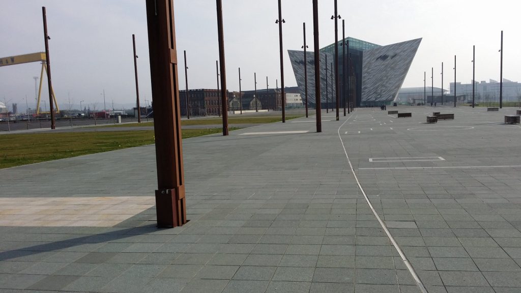 Vue de la slipway depuis le sol