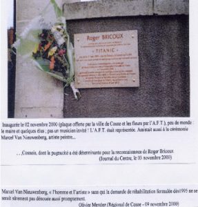 Lire la suite à propos de l’article Roger Bricoux : à Cosne, un long combat pour sa mémoire