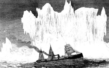 Lire la suite à propos de l’article Rencontre d’une banquise par un paquebot transatlantique