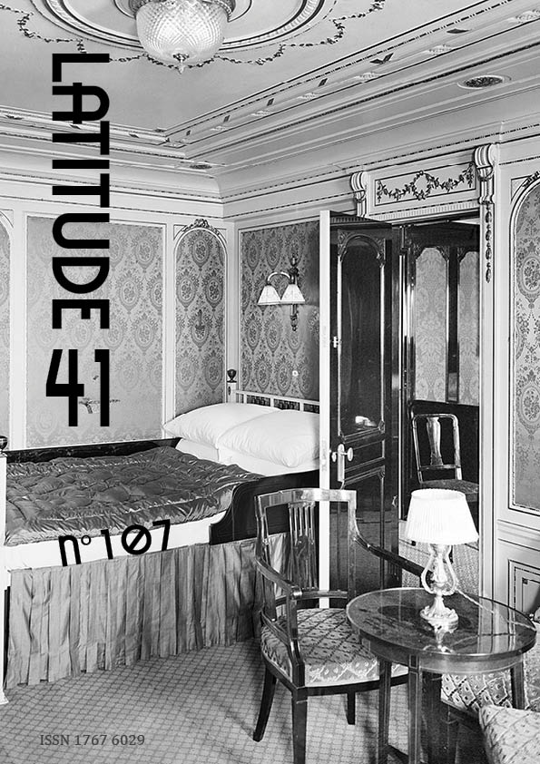 Couverture du n°107 : photo d'une cabine du Titanic au style français