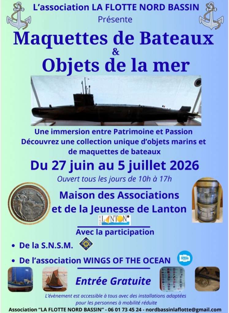 Affiche de l'exposition de 2026 à Lanton